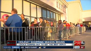 Holiday shopping season begins