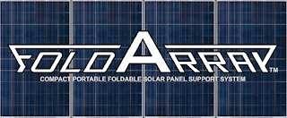 The FOLD ARRAY - Portable Foldable Solar Panel Support System