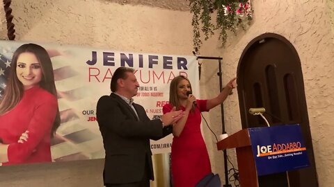 The Senator Joe Addabbo Endorsement Rally Event hosted by Jenifer Rajkumar inside Villa Russo 7/16