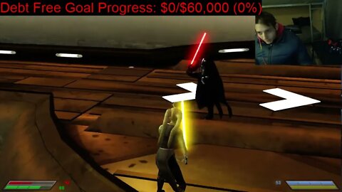 Yoda VS Darth Vader In A Battle With Live Commentary In Star Wars Jedi Knight Jedi Academy