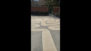 Tranquility Maze at St. Luke's Boise Idaho