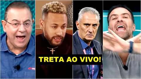 TRETA FORTE! "ISSO É MENTIRA! É MÍDIA! O Neymar REVELOU que..." Pilhado e Flavio DISCUTEM AO VIVO!