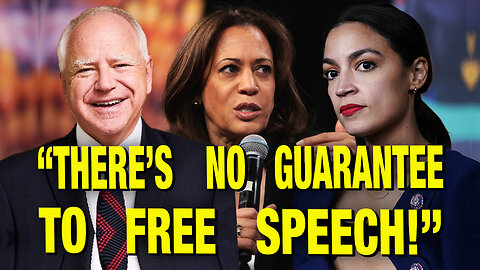 Kamala, Walz & AOC Agree On Mass Censorship! (Live panel show from Two Roads Theatre)