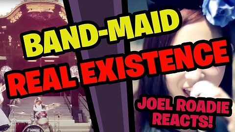 BAND-MAID / REAL EXISTENCE (Official Music Video) - Roadie Reacts