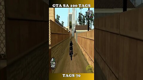 GTA SAN ANDREAS 100 TAGS TAG 70 #shorts #semedissaum #gta