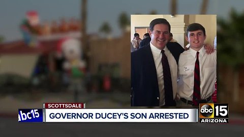 Governor Ducey's son arrested for using fake ID