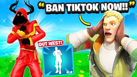 I Trolled Him With “Out West” TikTok Emote.. (Fortnite)