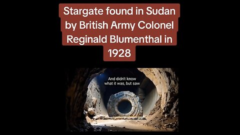 ✨💫 STARGATE FOUND IN SUDAN 🇸🇩 in 1928..