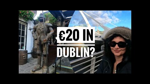 A Day in Dublin with ONLY EUR20 #4K #GoPro Hero 9