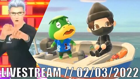 Daily Work Out + Animal Crossing // LIVESTREAM // 02/03/2022