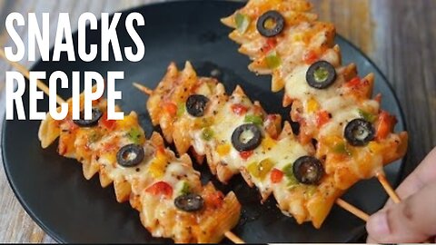 NEW SNACKS RECIPE | QUICK SNACKS RECIPE INSTANT SNACKS RECIPE CHEESY PASTA STICKS