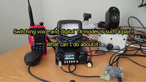 It's a pain to switch TX modes on my Ham Radio rig!