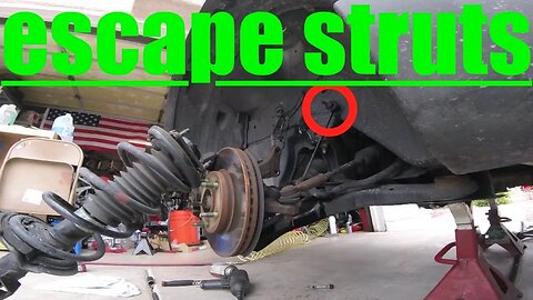 RUST SUCKS...Front STRUT replacement FORD Escape √ Fix It Angel