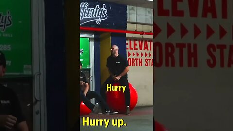 Bouncer takes his job too seriously..