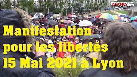 Manifestation à Lyon pour les libertés sans censure