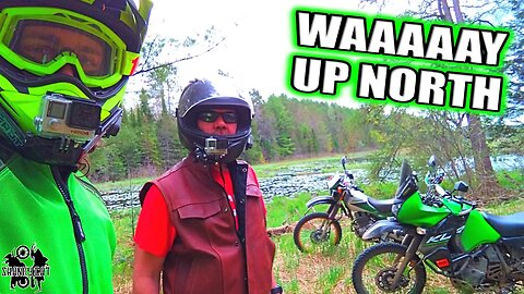 Sandy Trails on the KLR 650 & Super Sherpa | Exploring The WI North Woods