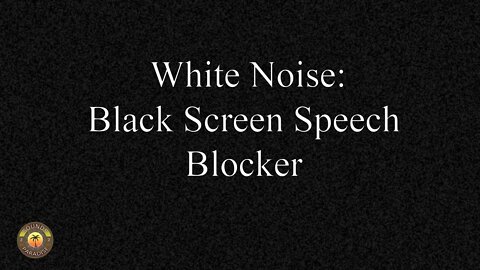 Block All Annoying Sounds || 2 Hours Of Black Screen Speech Blocker Ambiance