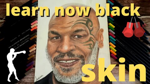 How To Paint Dark SKIN ( MIKE TYSON )