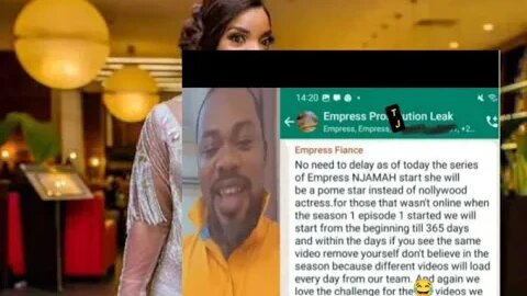 ACTRESS EMPRESS NJAMAH EX FIANCE RELEASED HER N@KED VIDEOS ONLINE