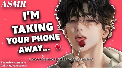 calling your Boyfriend while he's out - phone call [deep voice] ASMR