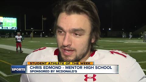 Student Athlete of the Week: Chris Edmond