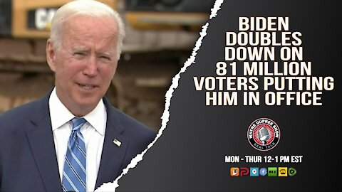 Biden Doubles Down On 81 Million Americans Voting Him Into Office