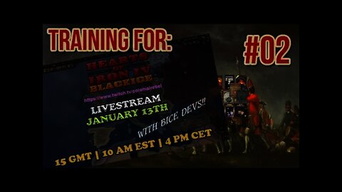 Hearts of Iron IV - BICE Germany 02 Special Series - Live Stream Multi-player Training