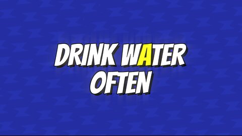 Travel Tip #3: Don't Forget to Drink Water Often