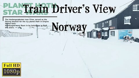 TRAIN DRIVER'S VIEW: Voss - Ål on the Sami National Day