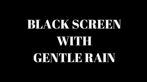 RAIN Sounds for Sleeping BLACK SCREEN | Sleep and Relaxation | Dark Screen Nature Sounds