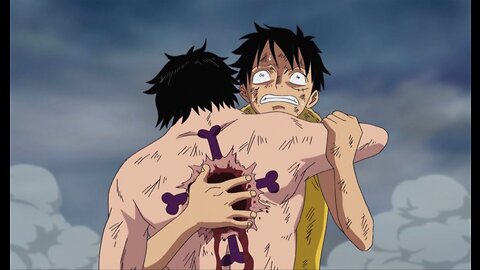 Ace died in front of Luffy | OnePiece