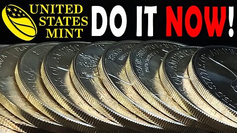 The US Mint Should Do This NOW! #usmint