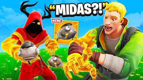 I Trolled Him With Midas Fish EARLY! - Fortnite