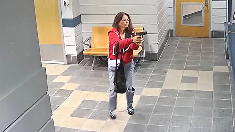 Wild Video Shows Woman Opening Fire Inside Bristol Police Station