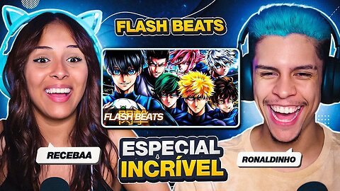 FLASH BEATS (ESPECIAL 400K) - As Lendas do Futebol (Blue Lock) | [React em Casal] 🔥