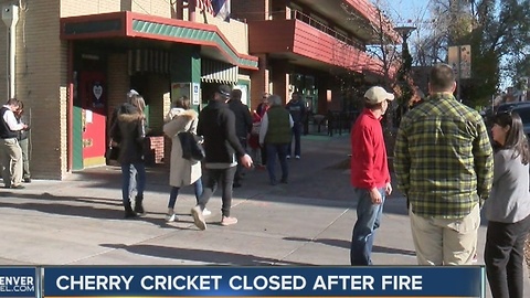 Cherry Cricket restaurant closed indefinitely following small kitchen fire