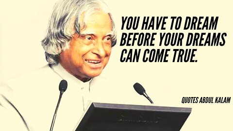 A.P.J. Abdul Kalam Quote ||8 Quality of silent people|| life motivation