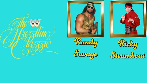 WWF Wrestling Classic Randy Savage w Miss Elizabeth vs Ricky Steamboat Part 10