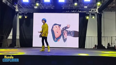 Apresentação Cosplay de Coraline do filme Coraline e o Mundo Secreto no Anime Santos Geek Fest 2023!