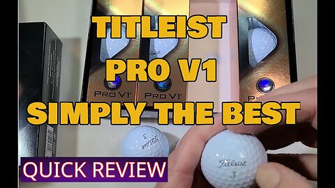 Best Ball On The Market! Titleist Pro V1 - Spin, Distance, and More Spin