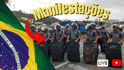 Acompanhando as Manifestações no 12GAC do Exercito Brasileiro em Jundiaí/SP