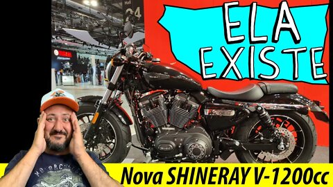 OLHA ELA AÍ ✅✅ NOVA CUSTOM 1200 DA SHINERAY lançada no EICMA, VEM PRO BRASIL?