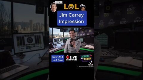 Jim Carrey Doesn’t Even Do Jim Carrey Anymore 🤣😂 #impression #short