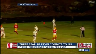 3 star running back Ervin commits to Nebraska