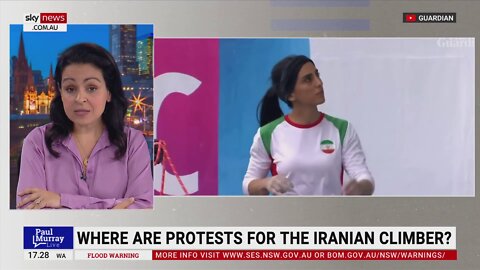 Iranian climber makes 'brave decision' to compete without her hijab