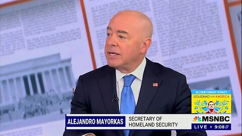 DHS Secretary Alejandro Mayorkas Says It's "Sad" When Governors Take Action On Border Security