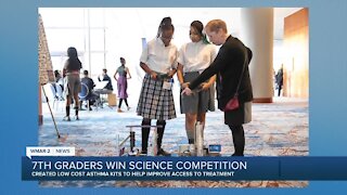 7th graders win science competition