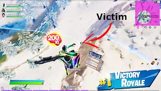 2000 IQ Flying Shotgun Headshot Victory Royale in Fortnite