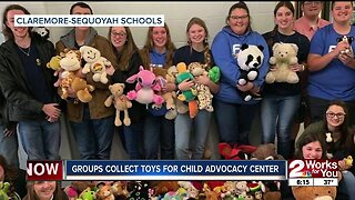 Claremore-Sequoyah students collect toys for child advocacy center