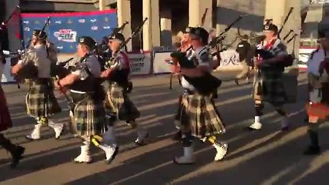 Gordan Pipers at the Indianapolis Motor Speedway